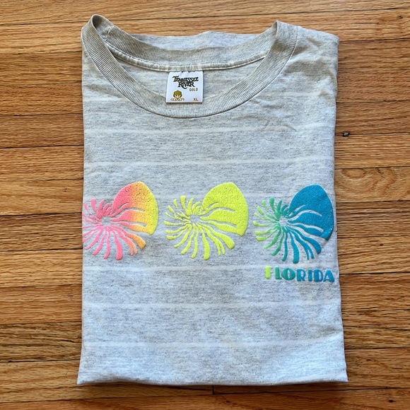Vintage Flordia T-Shirt / XL / Tennessee River Gold / 1980s / 1990s - Picture 7 of 8
